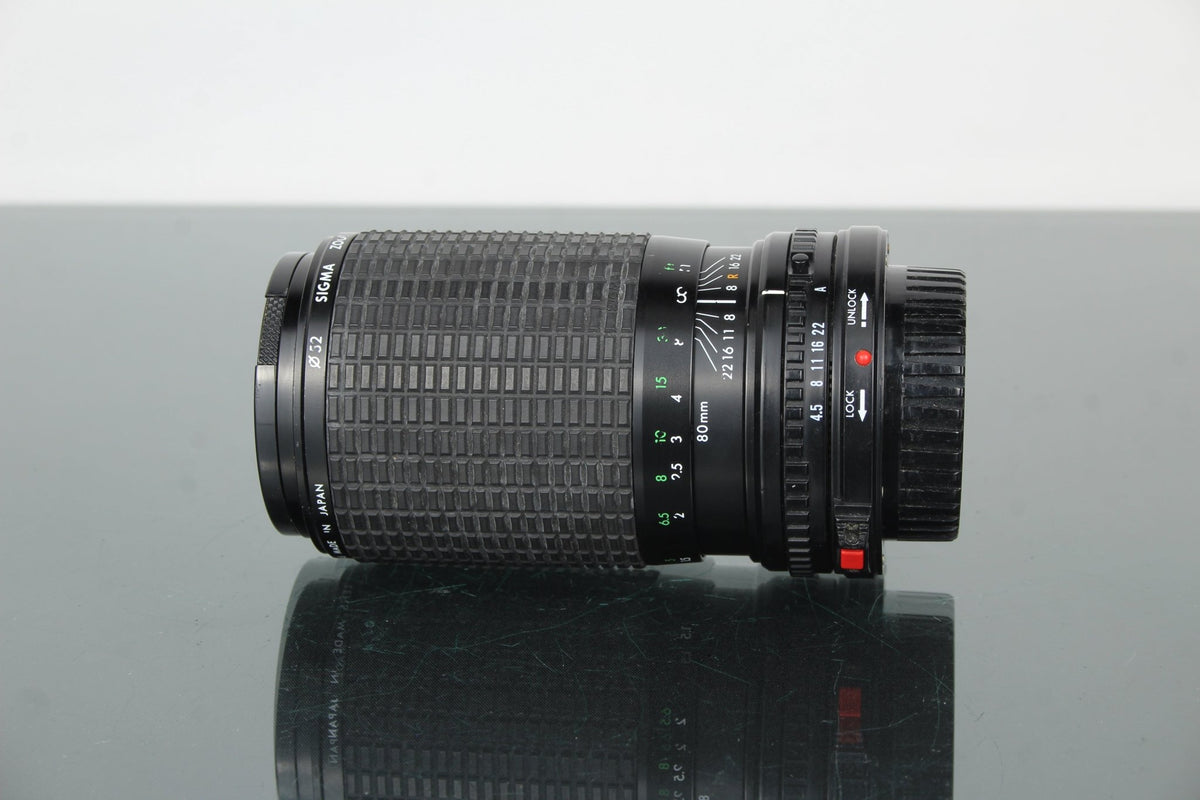 Sigma Zoom 1:4.5 - 5.6 F=80 - 200mm Canon FD Mount - Dutch|Thrift