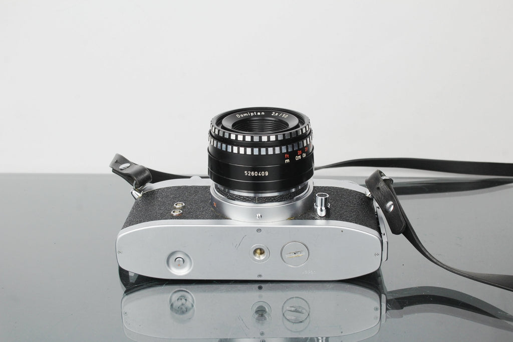 Soligor TM + 50mm 2.8 Meyer Optik Domiplan lens (M42 mount) - Dutch|Thrift