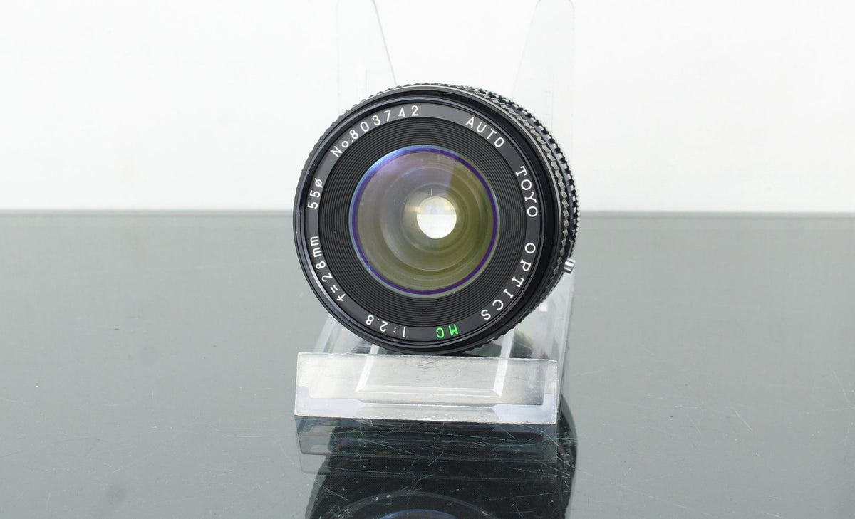 Toyo Auto Optics MC 1:2.8 F=28mm Canon FD Mount - Dutch|Thrift