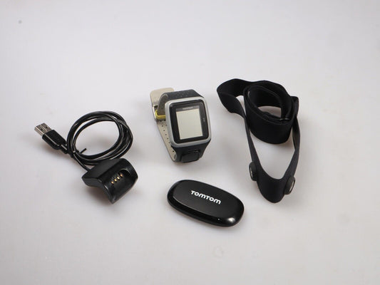 TOMTOM Runner Watch Model 8RS00 with accessories