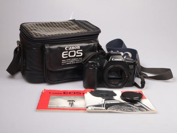 Canon EOS 1000 | Film Camera | bag & strap | Black