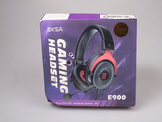 EKSA E900 | Gaming Headset with Mic | Black / Red