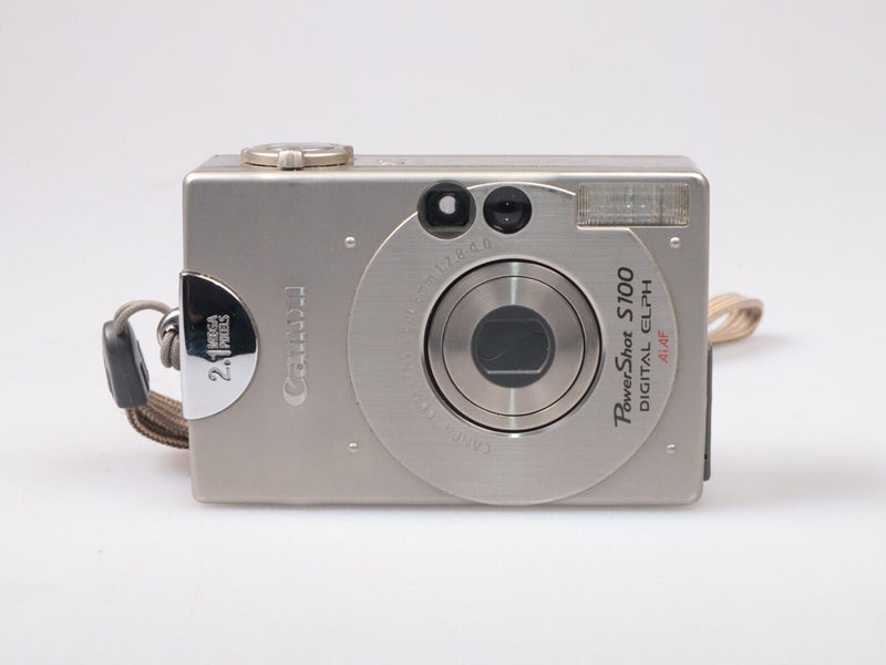 Canon PowerShot S100 2 MP Digital ELPH Camera | 2x Optical Zoom | Silver