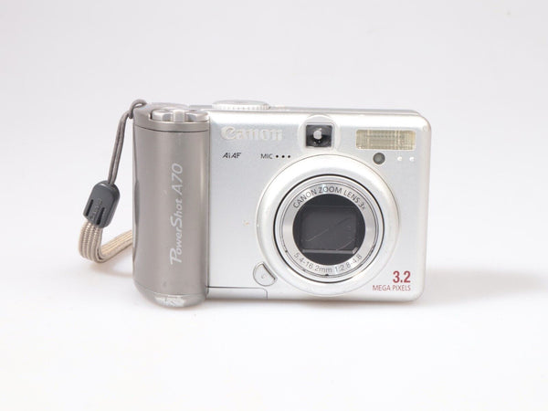 Canon PowerShot A70 | Digital Compact Camera | 3.2 MP | Silver
