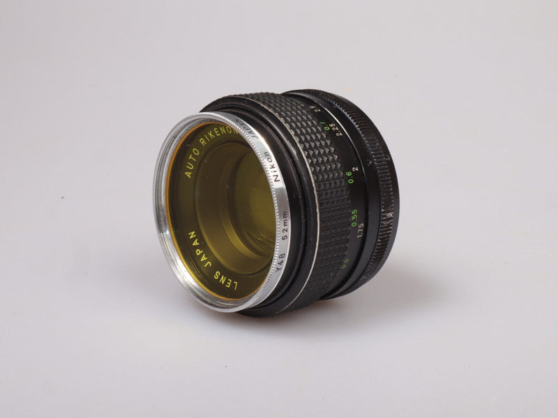 Ricoh Auto Rikenon | 50mm 1:2 (f/2.0) Lens | fits Pentax M42 camera mount PM41