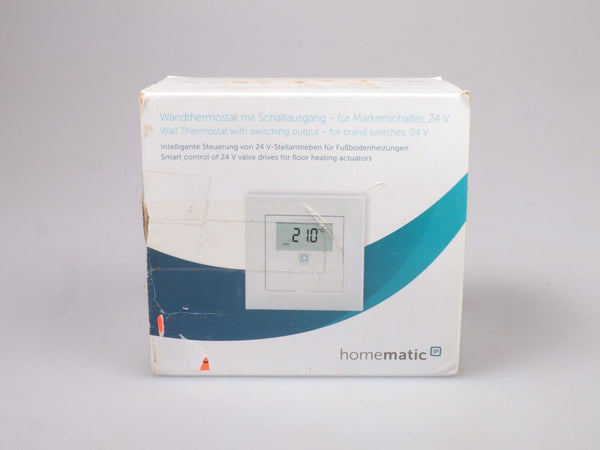 Homematic IP Brand Switch Wall Thermostat with Switch Output | 150628A0 | White