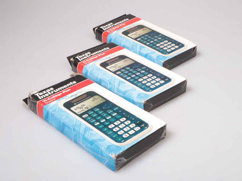 Lot of 3, Texas Instruments Scientific Calculator, TI-Collège Plus s –  Dutch