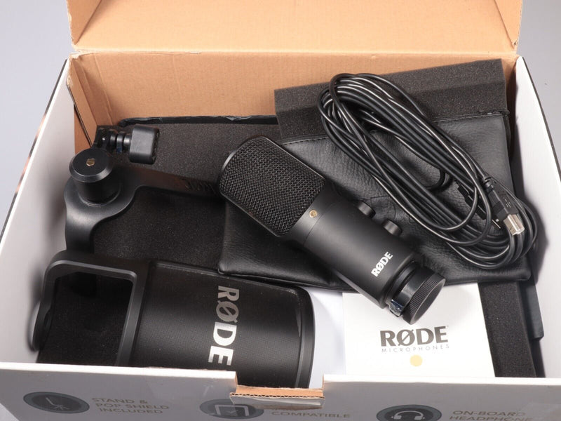 Rode NT-USB Studio Quality Condenser Microphone | Mount cracked!