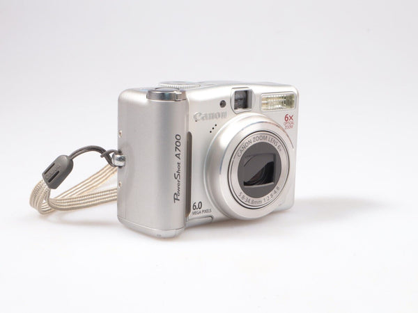 Canon PowerShot A700 | Compact Digital Camera | 6.0MP | Silver