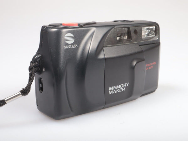 Minolta Memory maker | 35mm Film Point & Shoot | Focus Free DX Auto | Black