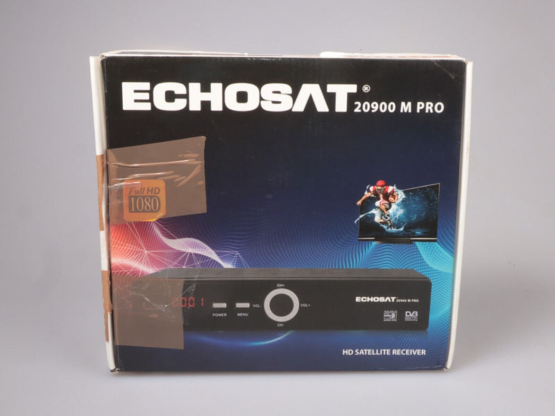 ECHOSAT 20900 | DVB-S2 Receiver | LAN, USB PVR ready | Black