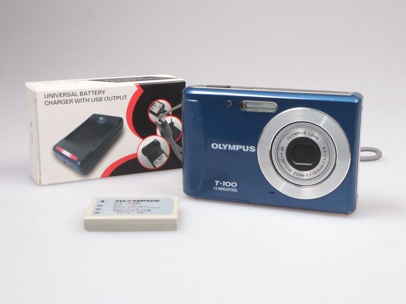 Olympus T-100 | Digital comapact camera | 12.0MP | Blue
