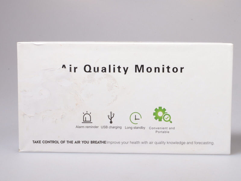 LifeBasis Air Quality Monitor | Formaldehyde Detector | HCHO TVOC TEMP HUM PM1.0