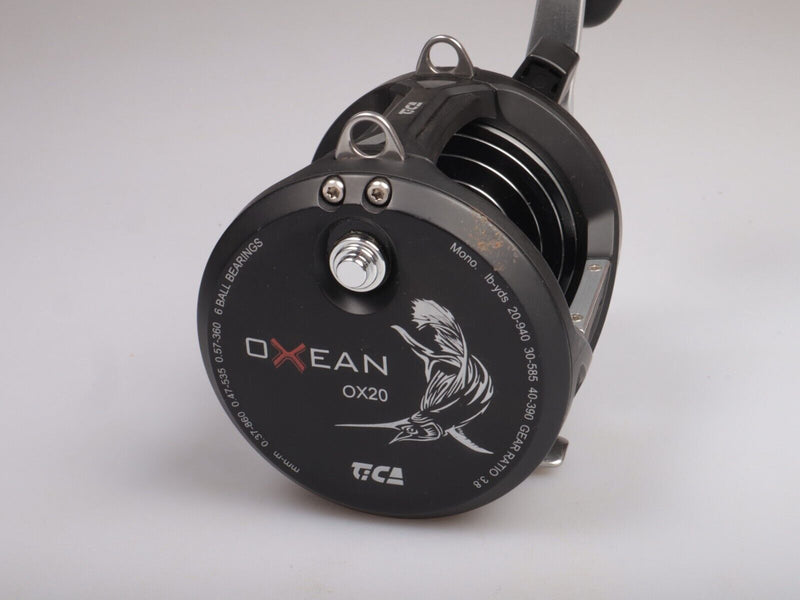 Oxean OX 20 | Tica Trolling fishing reel | Stainless steel | Sea bearings FEUG
