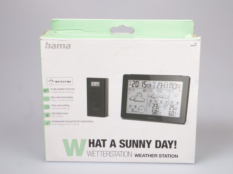 Hama Meteotime | Professional weather station | Black