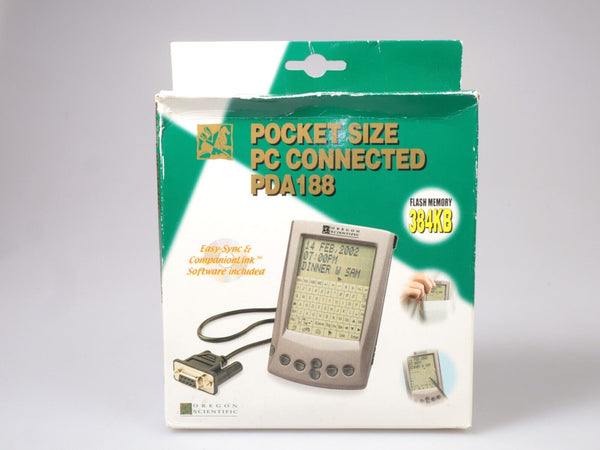 Vintage Oregon Scientific PDA188  | Pocket Size PC Connected Organiser