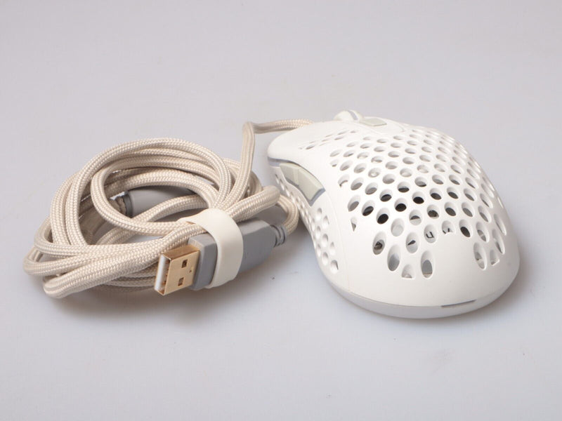 Xtrfy Mz1 Zys Rail | Wired White Gaming Mouse | Usb Ultra-Light 16k DPi