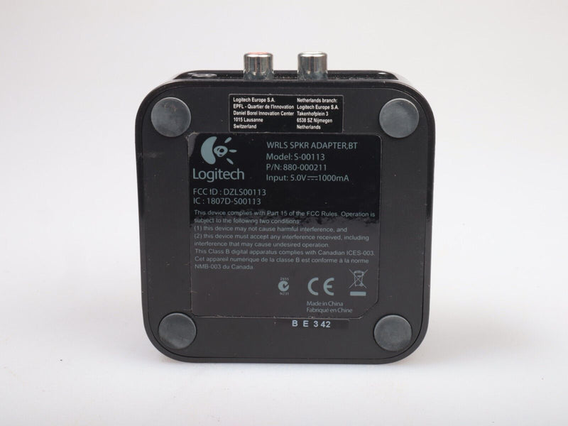Logitech Model S-00113 | Wireless Speaker Adapter Bluetooth | Black