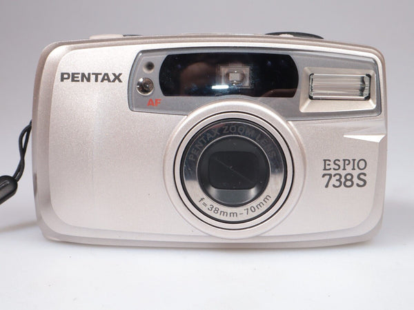 Pentax ESPIO 738S | 35mm Point and shoot Film Camera | Silver