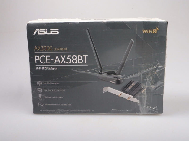 Asus PCE-AX58BT PCIe | Bluetooth 5.0 + Wi-Fi 6 AX3000 Dual-Band