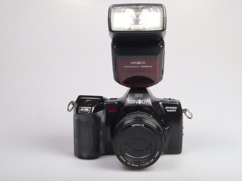 Minolta Dynax 7000i | 35mm Film SLR | 35-80mm Lens | 3500 xi Flash