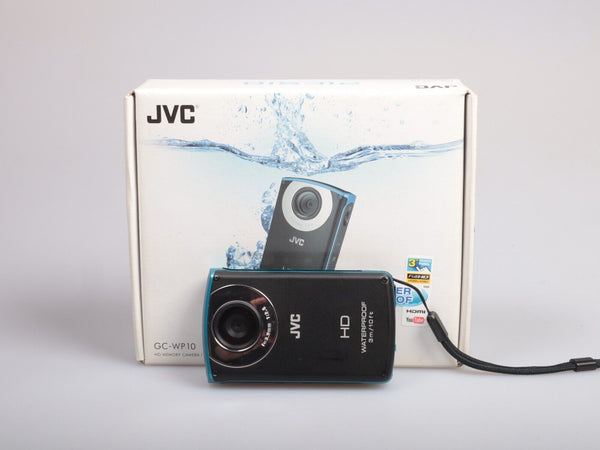 JVC PICSIO GC-WP10 | Waterproof touchscreen Full HD Camera | Blue | Boxed