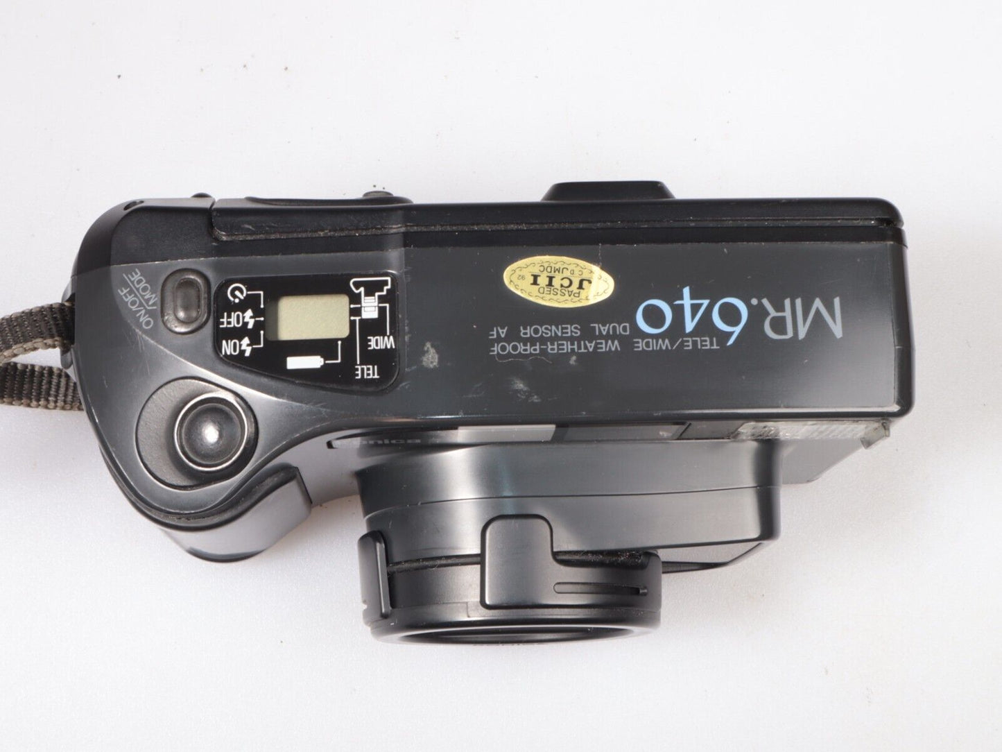 Konica MR 640 Telegroothoek | 35 mm richt- en schietfilmcamera | Zwart 