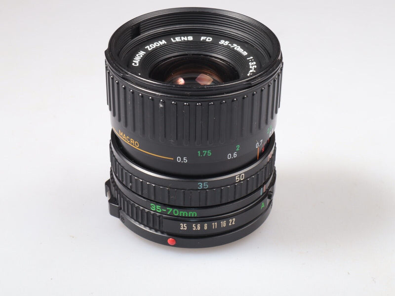 Canon FD Manual Focus Zoom | 35-70mm f3.5-4.5 | Canon FD Mount