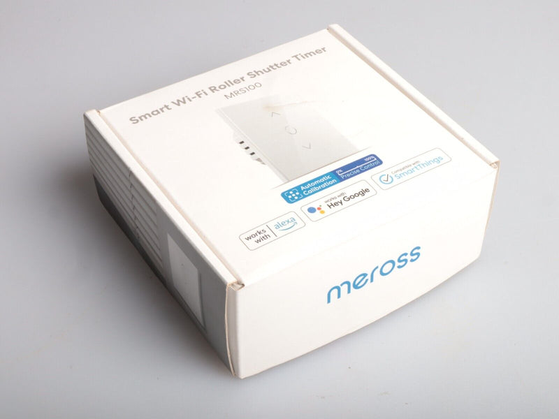 Meross MRS100 | Smart Wifi Roller Shutter Timer | White | NEW