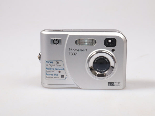 HP Photosmart E337 | 5.0MP Digital Camera | 3x Optical Zoom