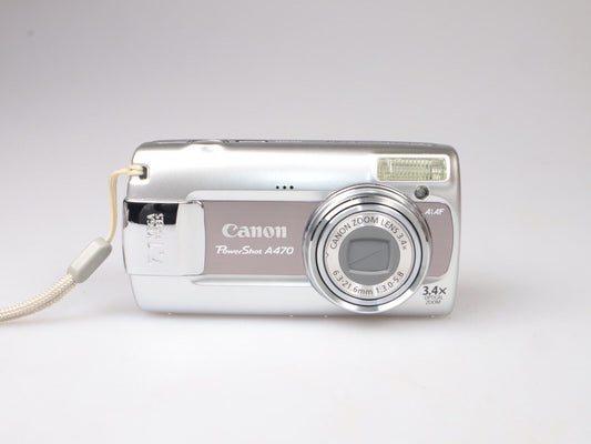 Canon Powershot A470 | Digital Compact Camera | 7.1MP | Silver