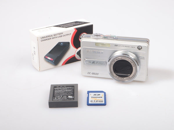 Traveler DC 8600 | Compact Digital Camera | 8.1 MP | Silver