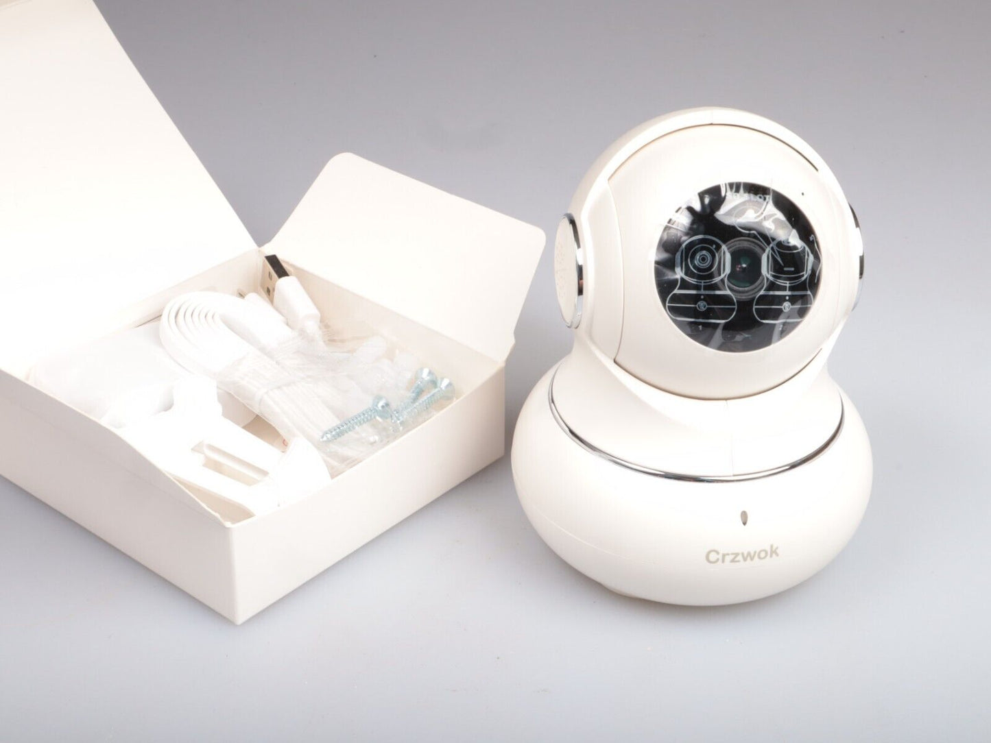 Crzwok Wifi Camera Indoor | Dog Pet Camera Baby Monitor | 1080P | New Boxed