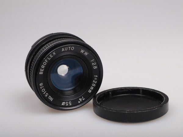 BEROFLEX AUTO W.W | 1:2,8 f=28mm | 74° #59087 | M42 | Camera Lens