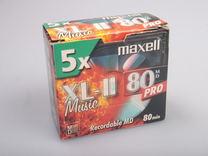 Lot MiniDisc 3X Gold Pack SONY 80 MD & 4X Maxwell 80 MD pro