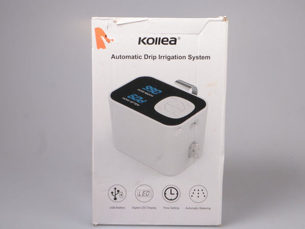 Kollea Automatic Drip Irrigation System Plant 60 Day Watering Timer | White