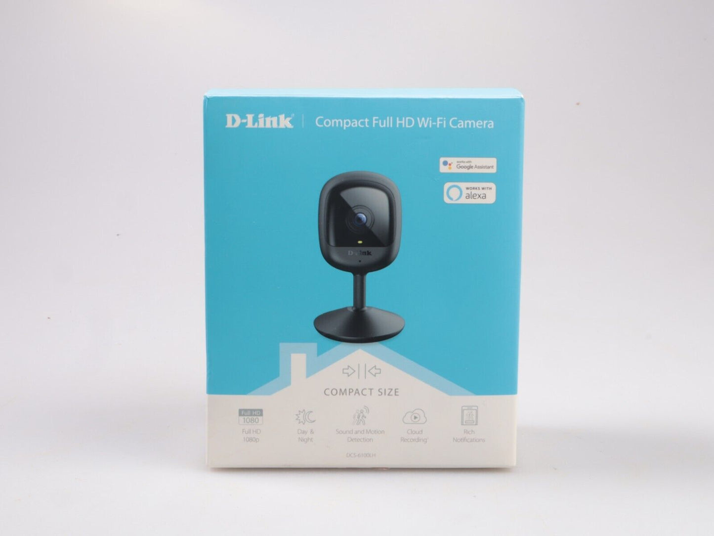 D-Link DCS-6100LH | MyD-link Compact Full HD Wi-Fi Camera | Black