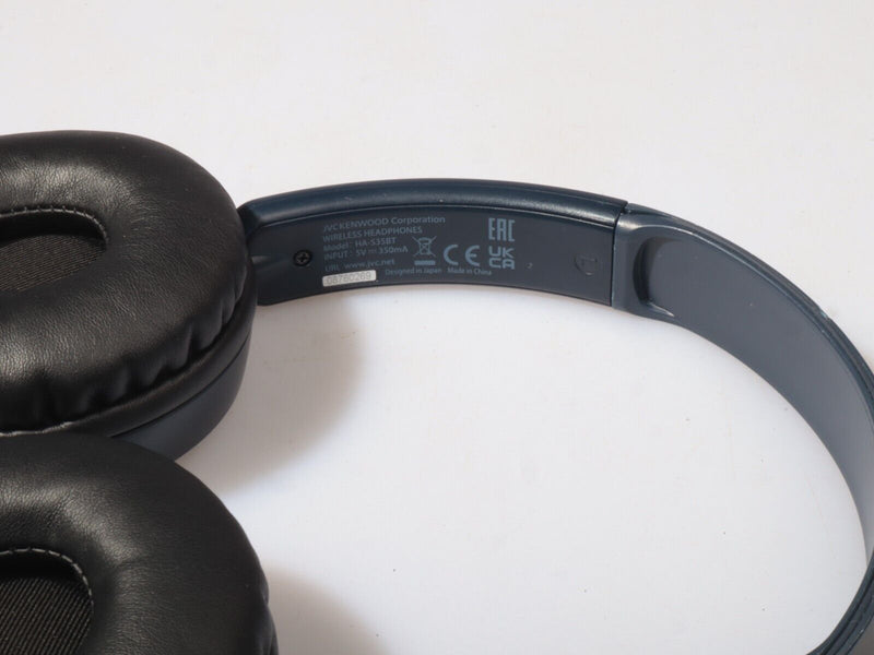 JVC HA-S35BT-A | Bluetooth Wireless On-Ear Headphones | Blue