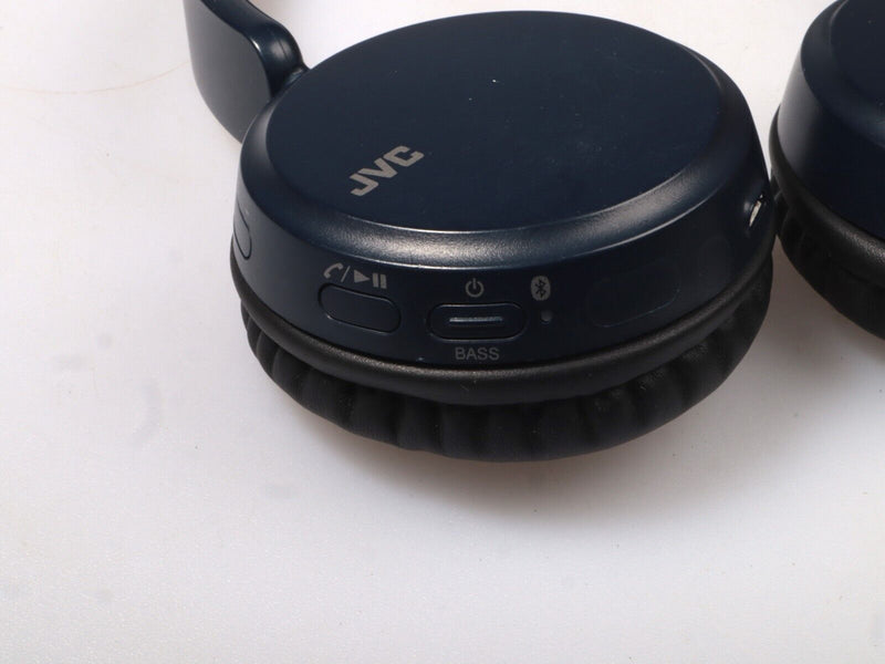 JVC HA-S35BT-A | Bluetooth Wireless On-Ear Headphones | Blue
