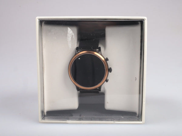 FOSSIL Carlyle HR FTW4026 | 44mm GPS Smartwatch | Black & Gold