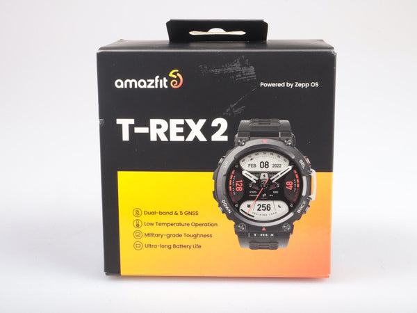 Amazfit T Rex 2 | Smart Watch Premium Multisport GPS Sports Watch | Black