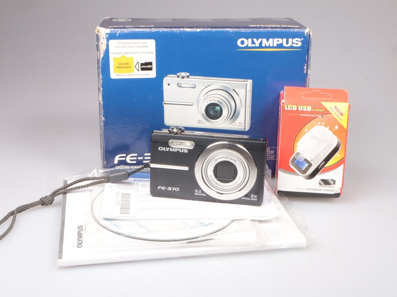 OLYMPUS FE-370 | Digital Compact Camera | 8.0 MP | Black