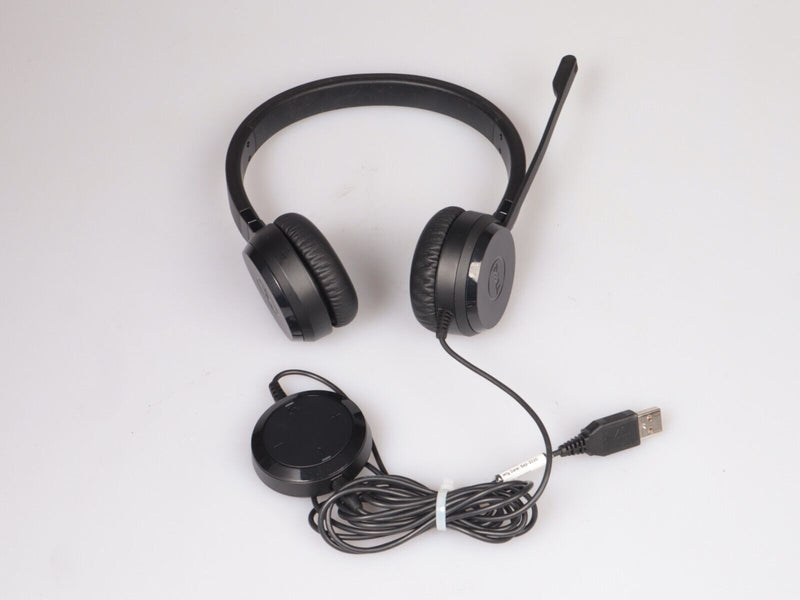 Dell Pro Stereo Headset UC350 | Audio mic Headphones | Black