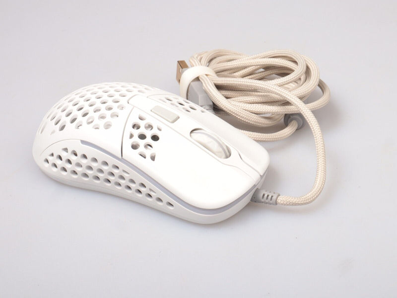 Xtrfy Mz1 Zys Rail | Wired White Gaming Mouse | Usb Ultra-Light 16k DPi