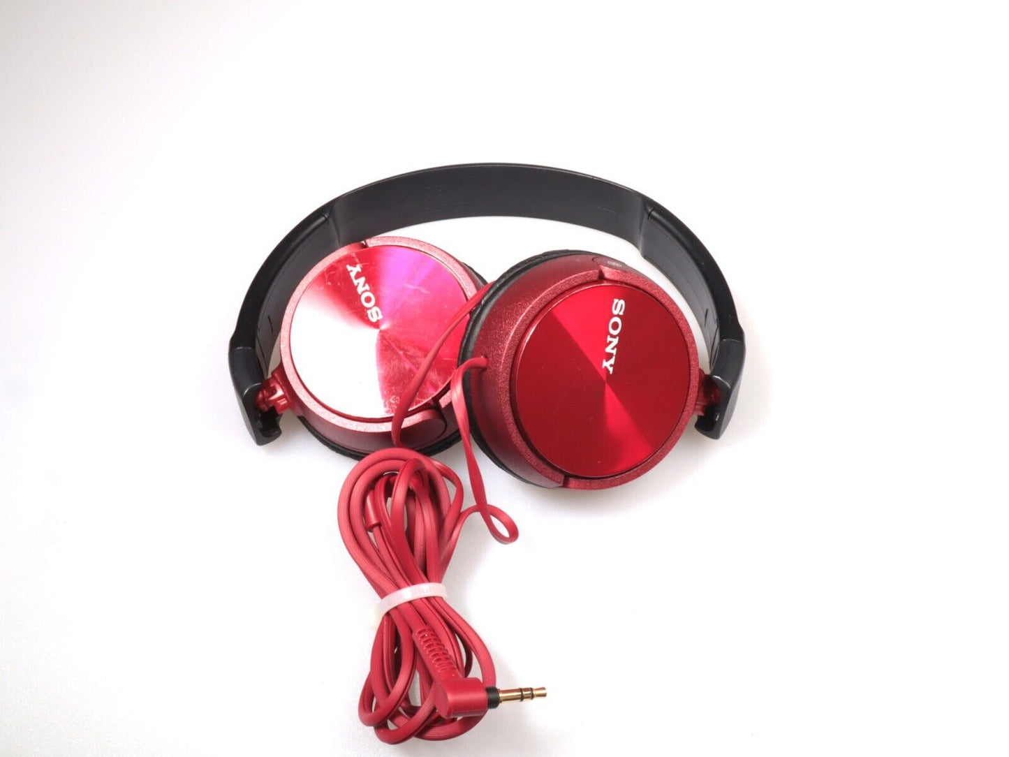 Sony MDR-ZX310APR | Wired Foldable Stereo Headset Headphones | Red