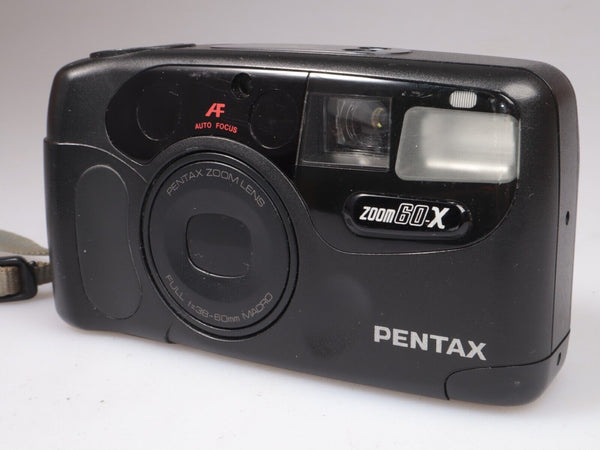 Pentax AF Zoom 60-X | 35mm Point and shoot Film Camera | Black