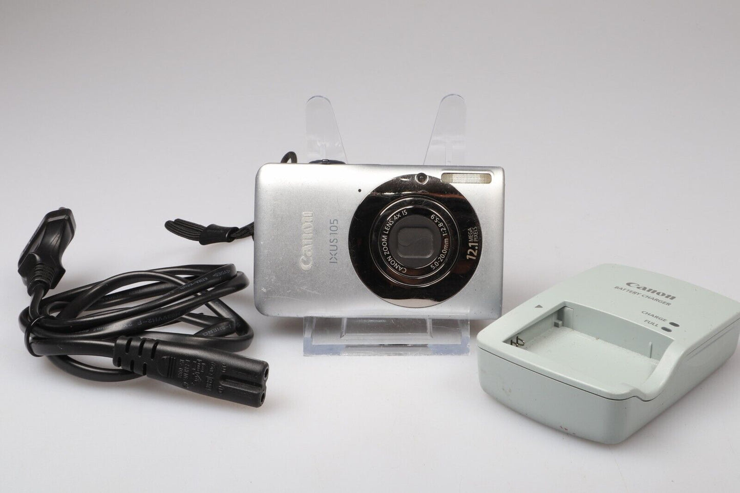 Canon PowerShot IXUS 105 | Digital Compact Camera | 12.1 MP | Silver