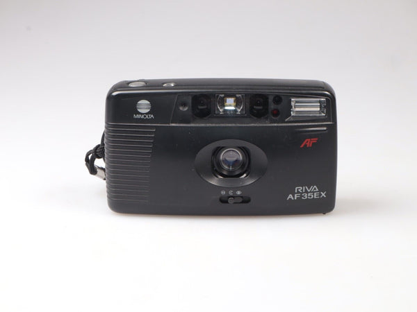 Minolta Riva AF35 EX | 35mm Point and Shoot Film Camera | Black