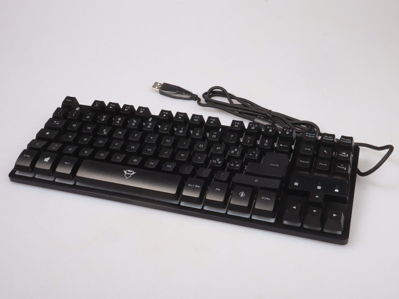 Trust GXT 833 – Dutch|Thrift | Keyboard Black Gaming Illuminated | Thado