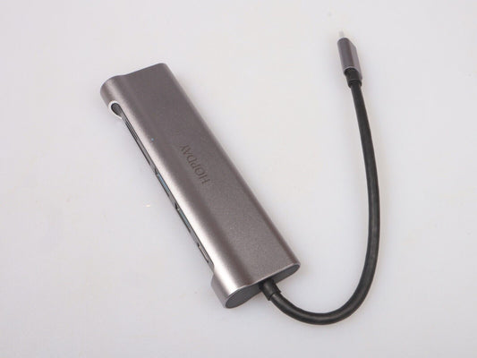 HOPDAY USB C Hub | 6 in 1 USB C Adapter | MacBook Air/Pro